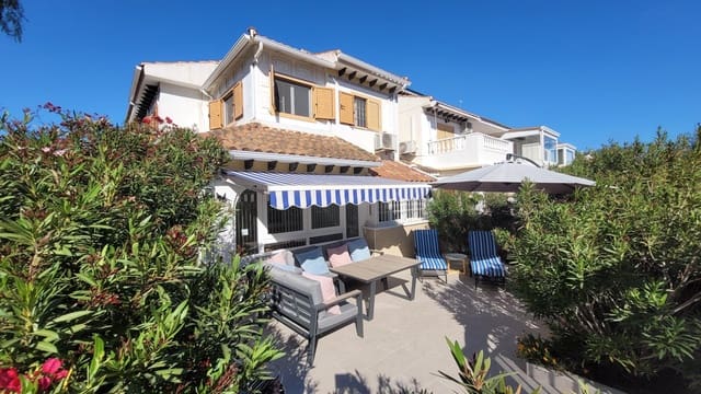 2 chambre Villa/Maison Semi-Mitoyenne à vendre à Mil Palmeras, Pilar de la Horadada avec piscine - 229 500 € (Ref: 10073240)