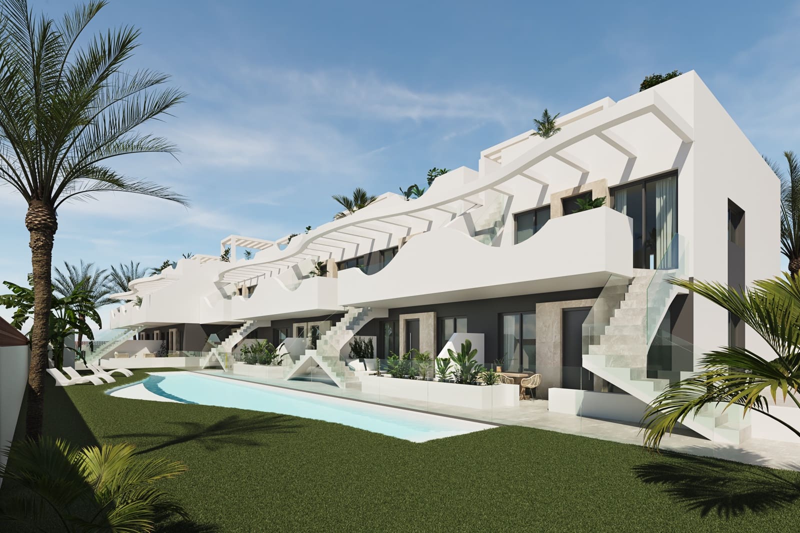 2 quarto Apartamento para venda em Pilar de la Horadada com piscina garagem - 255 000 € (Ref: 10081588)