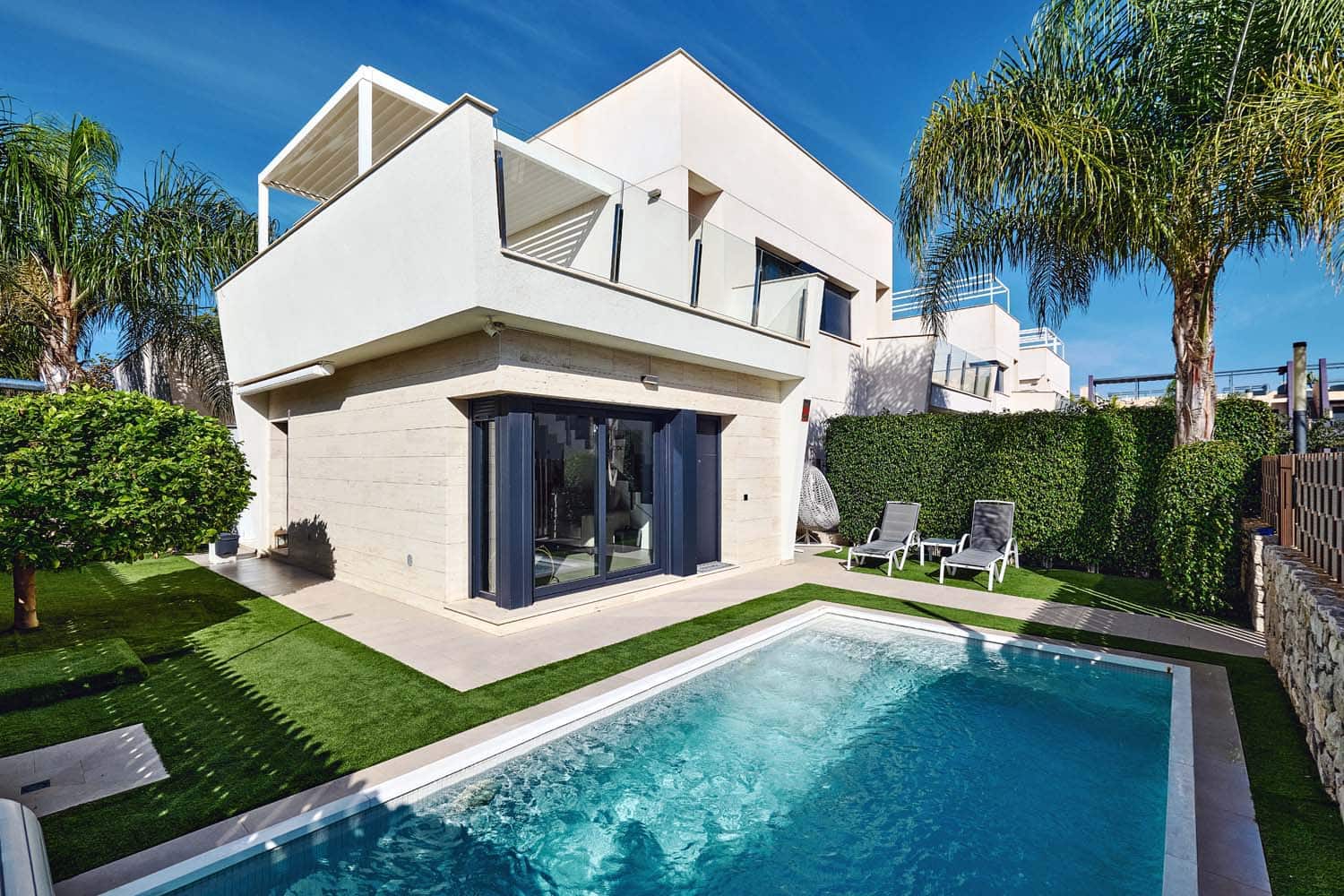 3 sypialnia Dom blizniak na sprzedaż w Torre de la Horadada z basenem - 459 000 € (Ref: 9317539)