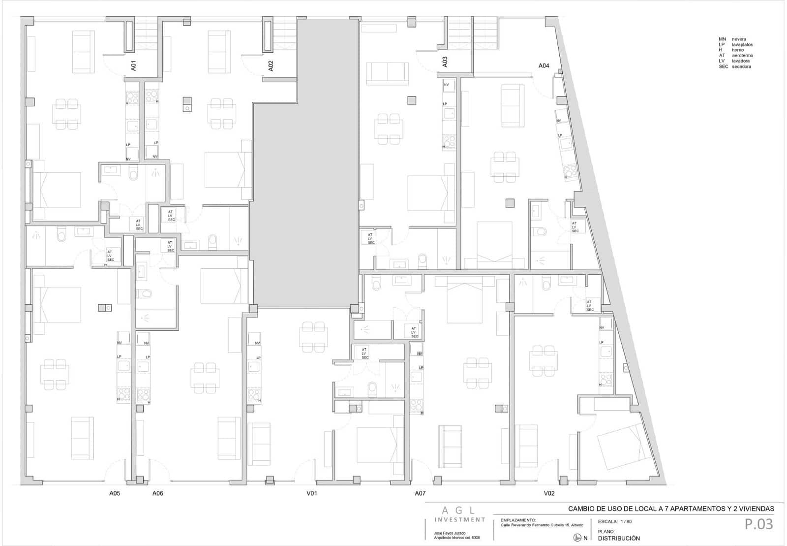1 camera da letto Monolocale in vendita in Alberic - 90.500 € (Rif: 10004184)
