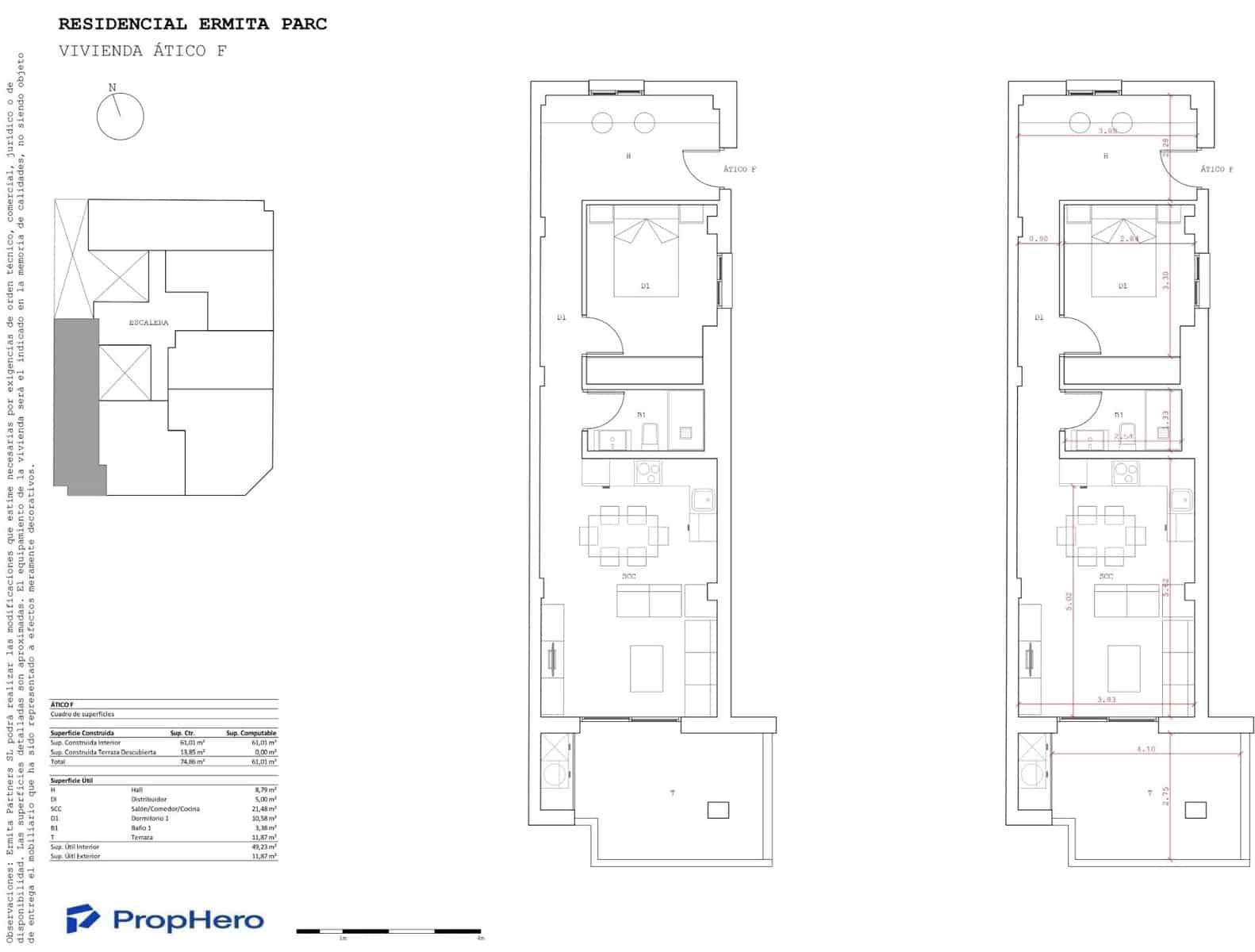 Ático de 1 habitación en Alzira en venta con garaje - 180.440 € (Ref: 9913139)
