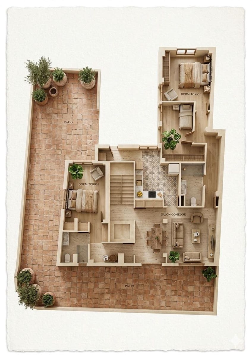 3 chambre Penthouse à vendre à Alzira avec garage - 260 000 € (Ref: 9997115)