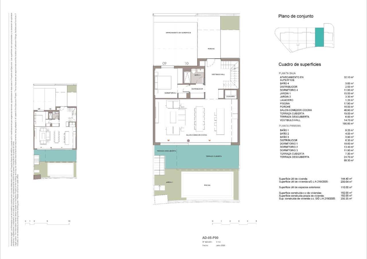 4 soveværelse Byhus til salg i Mijas med swimmingpool garage - € 1.423.900 (Ref: 10006274)