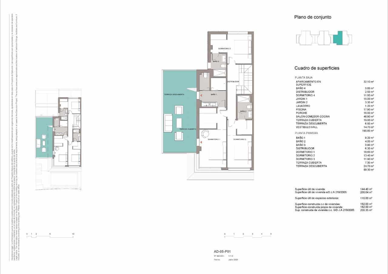 4 soveværelse Byhus til salg i Mijas med swimmingpool garage - € 1.423.900 (Ref: 10006274)