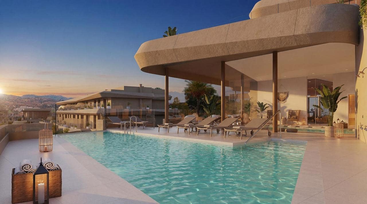 3 soveværelse Lejlighed til salg i Mijas med swimmingpool garage - € 566.700 (Ref: 10006275)