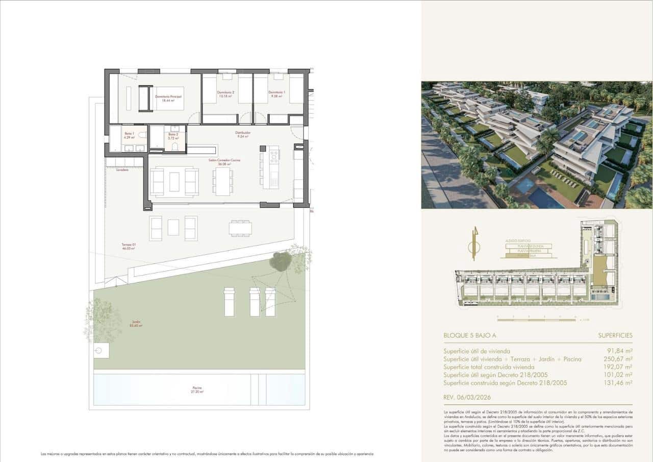 3 soverom Leilighet til salgs i New Golden Mile med svømmebasseng garasje - € 659 000 (Ref: 10006278)