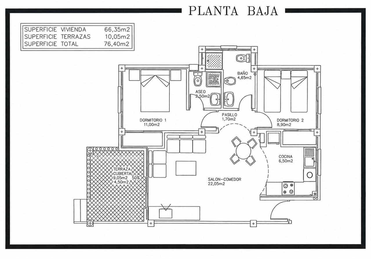 2 chambre Appartement à vendre à Orihuela Costa avec piscine garage - 225 000 € (Ref: 10017143)