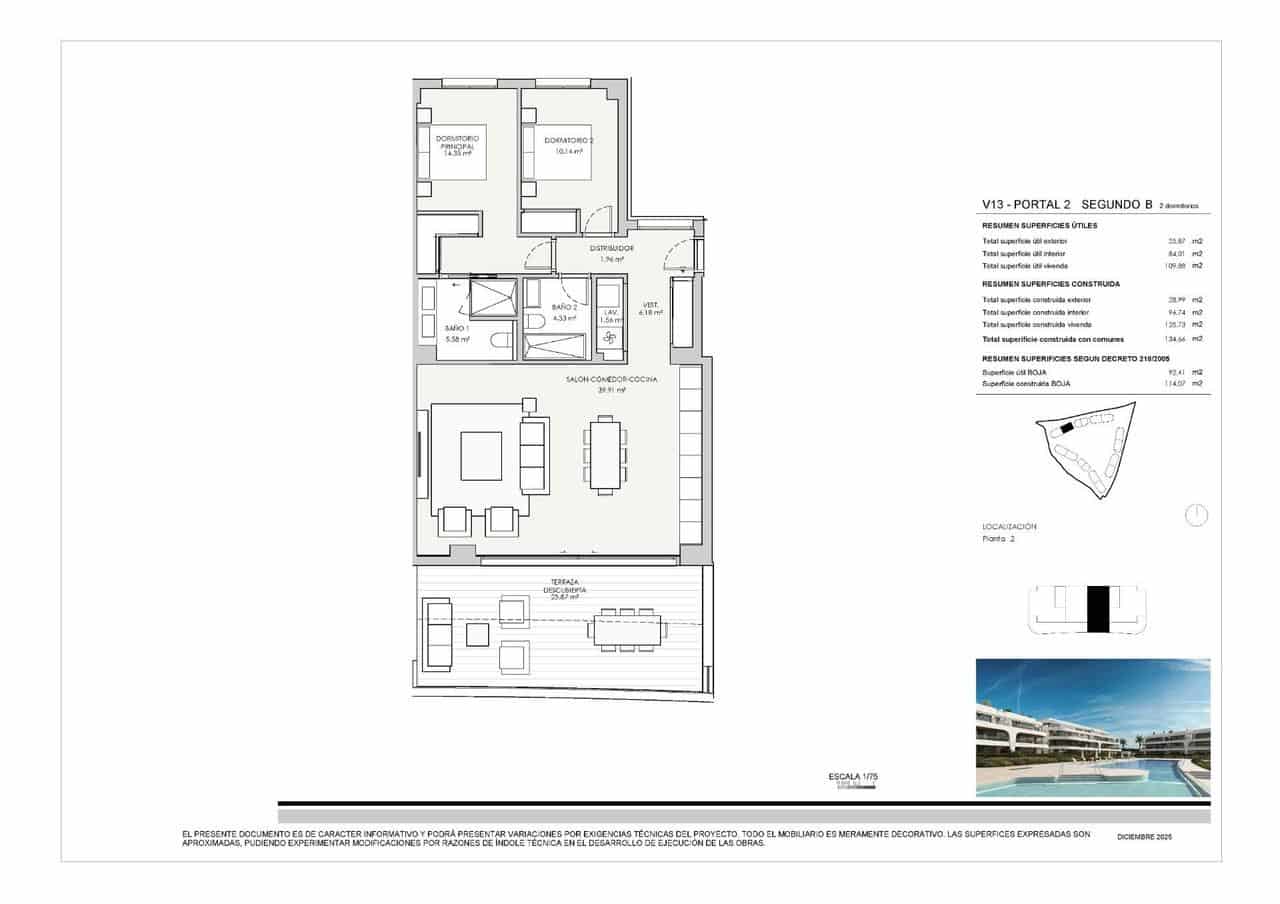 2 makuuhuone Kattohuoneisto myytävänä paikassa Estepona mukana uima-altaan 
autotalli - 698 000 € (Ref: 10017162)