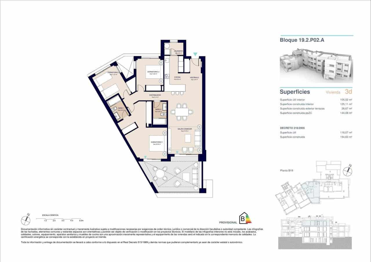 3 soverom Penthouse til salgs i New Golden Mile med svømmebasseng garasje - € 605 000 (Ref: 10017163)