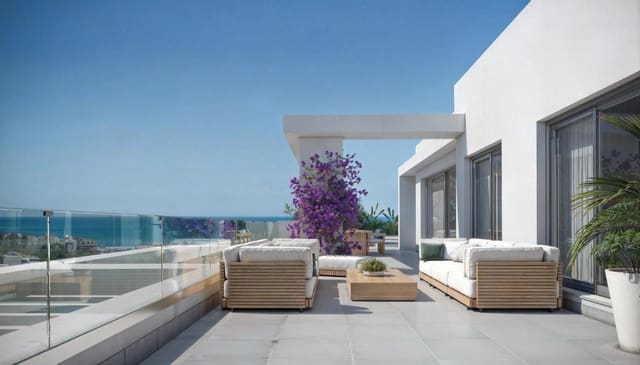 3 soverom Penthouse til salgs i Selwo, Estepona med svømmebasseng garasje - € 605 000 (Ref: 10017163)