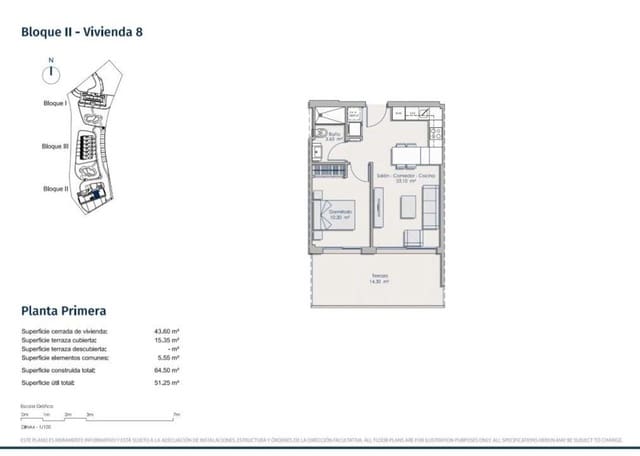 1 chambre Appartement à vendre à Finestrat Pueblo, Finestrat avec piscine garage - 289 000 € (Ref: 10017169)