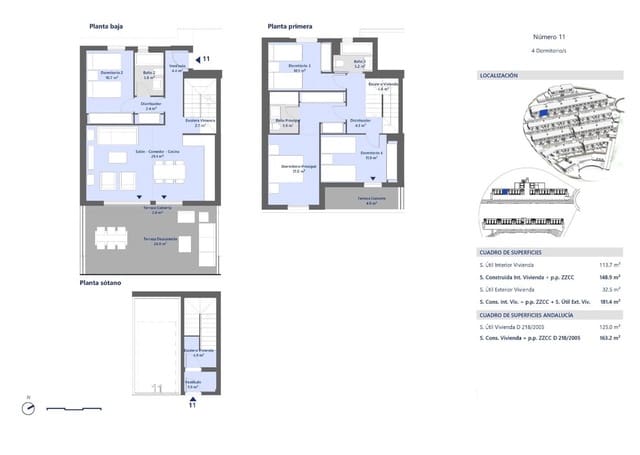 4 bedroom Townhouse for sale in Manilva Pueblo, Manilva with pool garage - € 465,000 (Ref: 10018289)