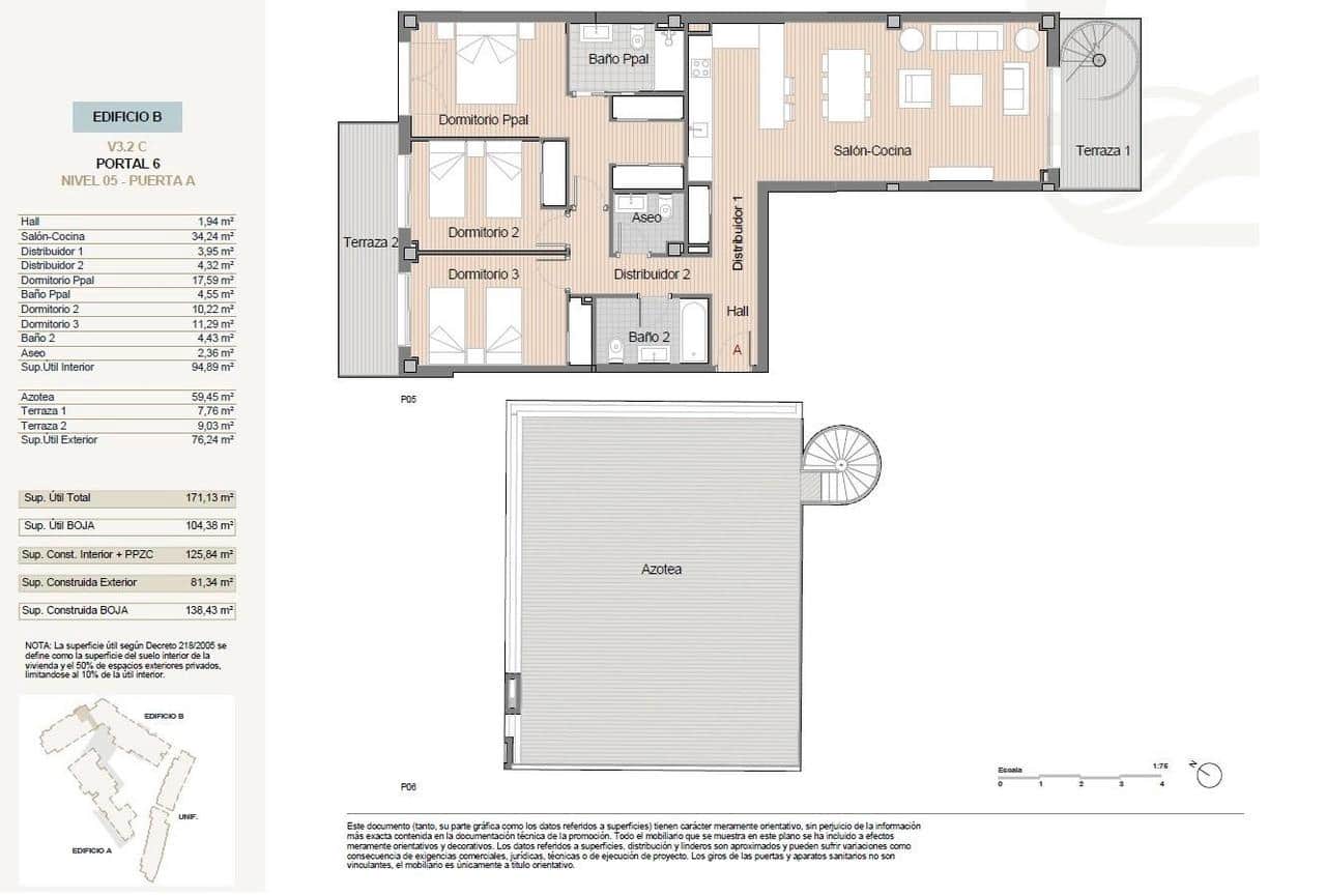 3 chambre Penthouse à vendre à Estepona avec piscine garage - 656 000 € (Ref: 10023655)