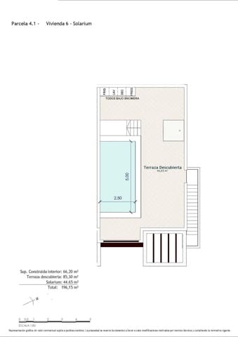 3 chambre Bungalow à vendre à San Miguel de Salinas avec piscine garage - 425 000 € (Ref: 10026911)