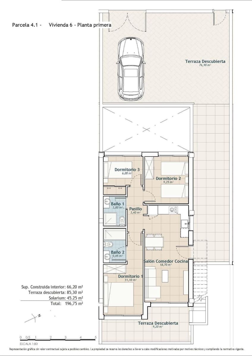 3 chambre Bungalow à vendre à San Miguel de Salinas avec piscine garage - 425 000 € (Ref: 10026911)