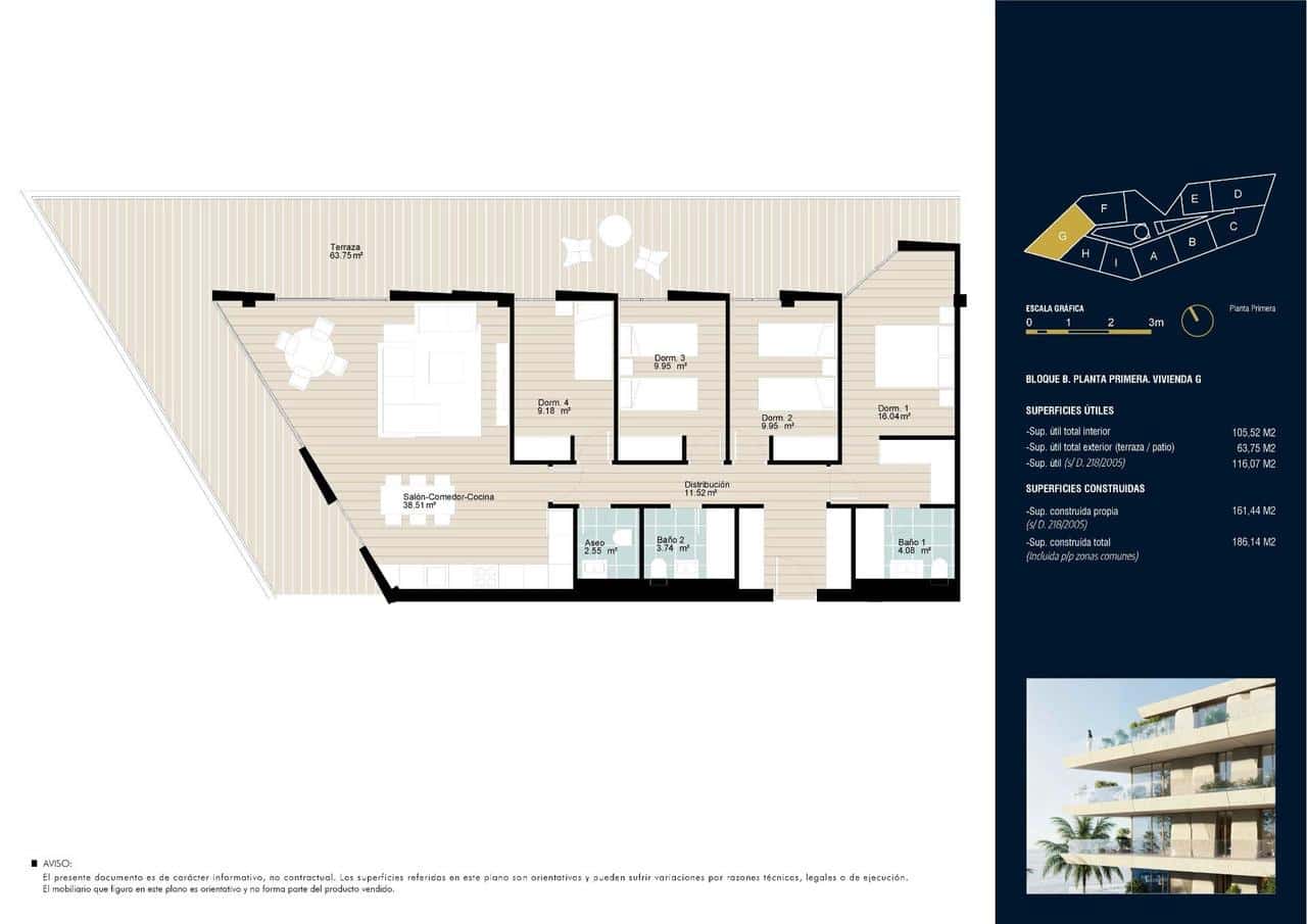 4 sovrum Lägenhet till salu i Manilva med pool garage - 900 000 € (Ref: 10027838)