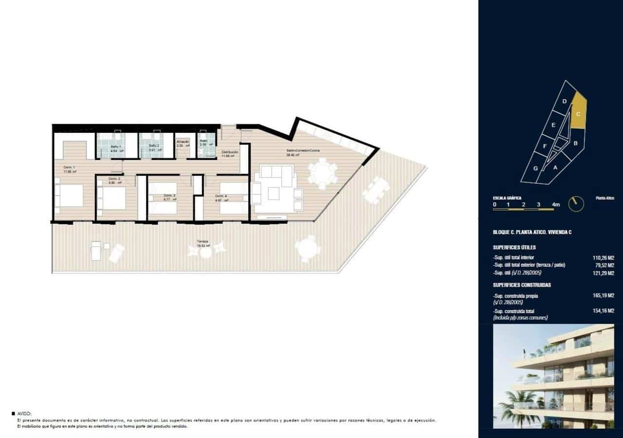 4 camera da letto Attico in vendita in Manilva con piscina garage - 1.320.000 € (Rif: 10027845)