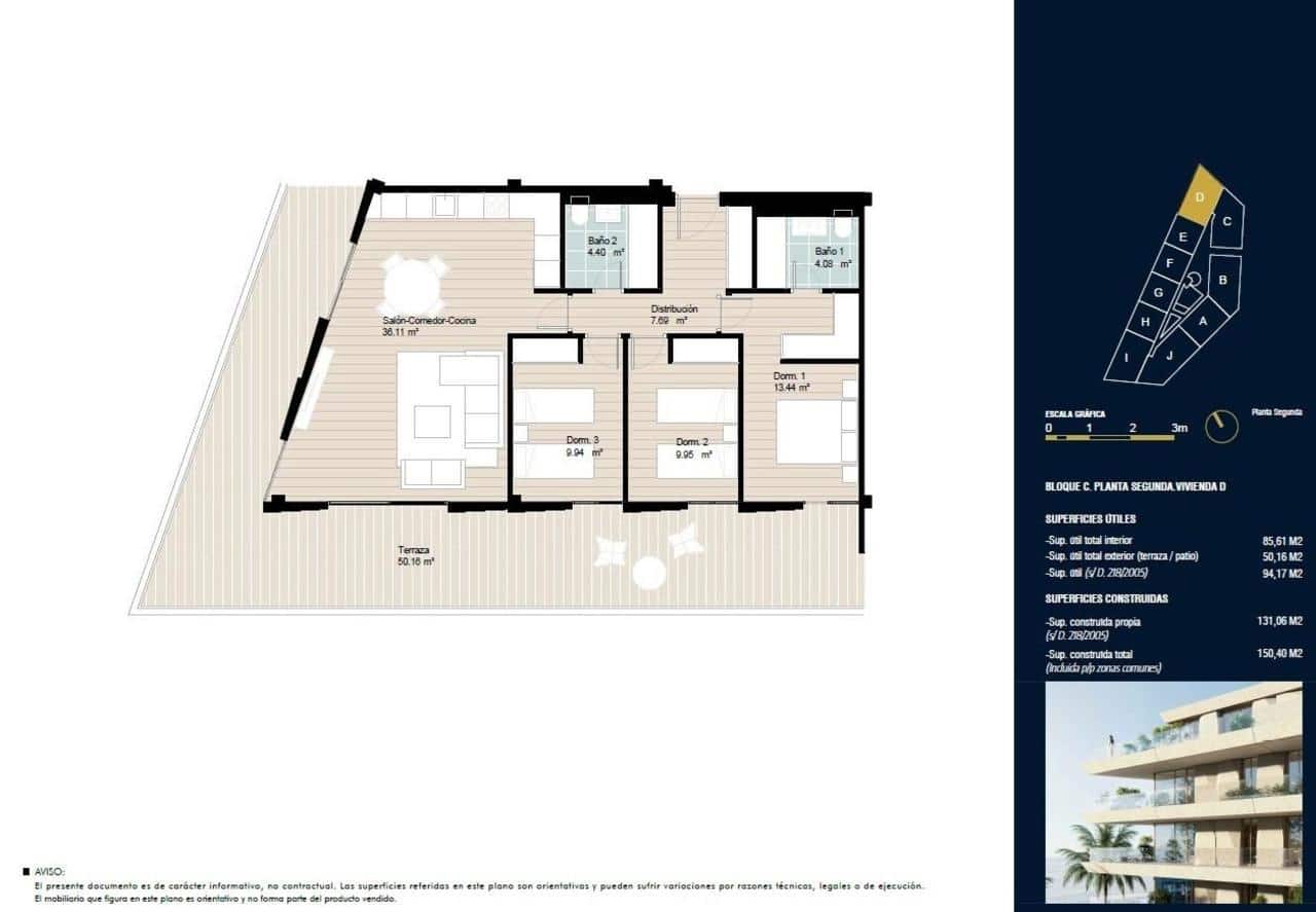 3 makuuhuone Huoneisto myytävänä paikassa Manilva mukana uima-altaan 
autotalli - 760 000 € (Ref: 10027846)
