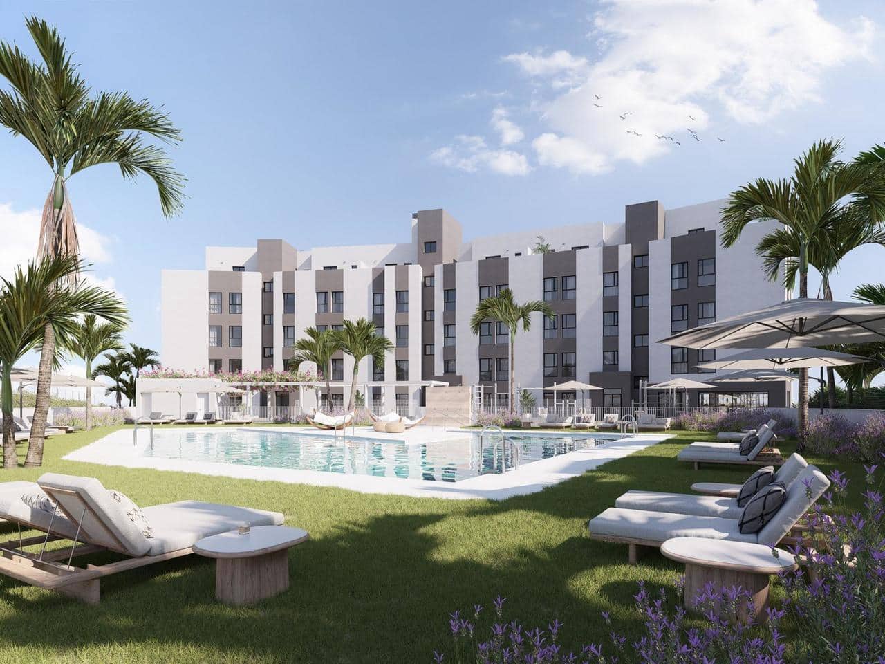 1 chambre Appartement à vendre à Mijas avec piscine garage - 256 000 € (Ref: 10034997)