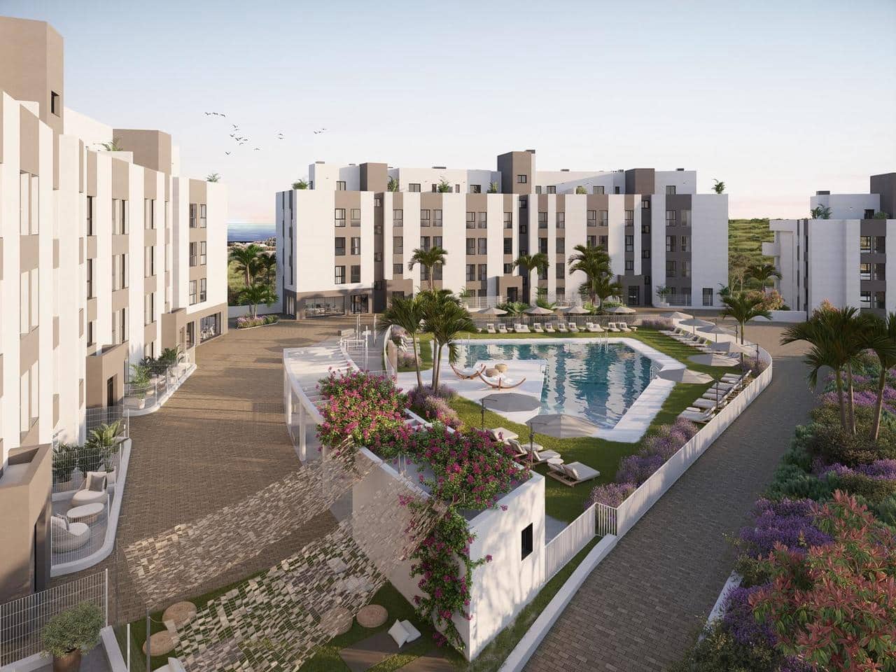 1 chambre Appartement à vendre à Mijas avec piscine garage - 256 000 € (Ref: 10034997)