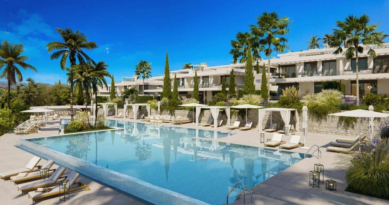 2 sypialnia Bungalow na sprzedaż w Marbella z basenem garażem - 1 250 000 € (Ref: 10040704)