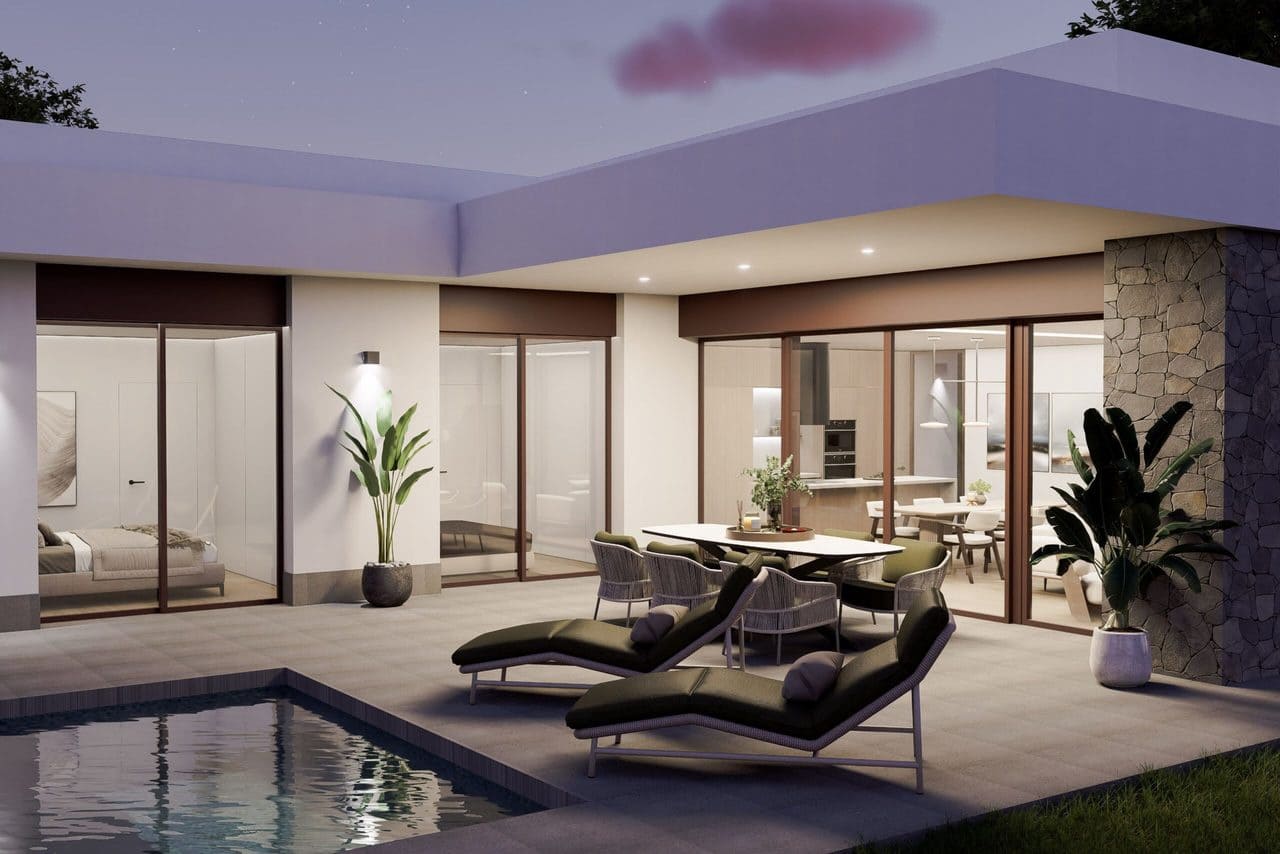 3 Zimmer Villa zu verkaufen in Aspe mit Pool Garage - 461.000 € (Ref: 10046971)