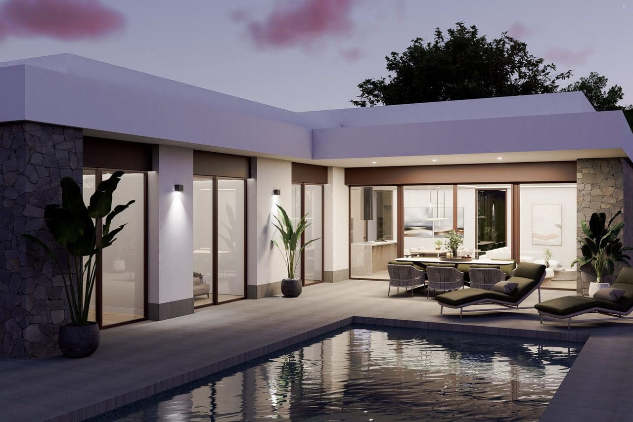 3 Zimmer Villa zu verkaufen in Aspe mit Pool Garage - 461.000 € (Ref: 10046971)