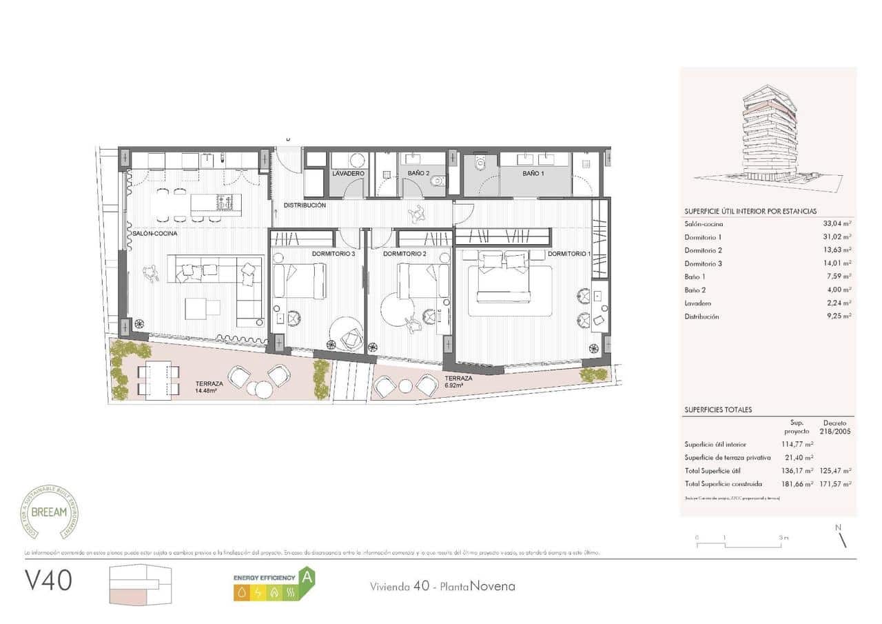 3 soveværelse Lejlighed til salg i Malaga by med swimmingpool garage - € 2.150.000 (Ref: 10058022)