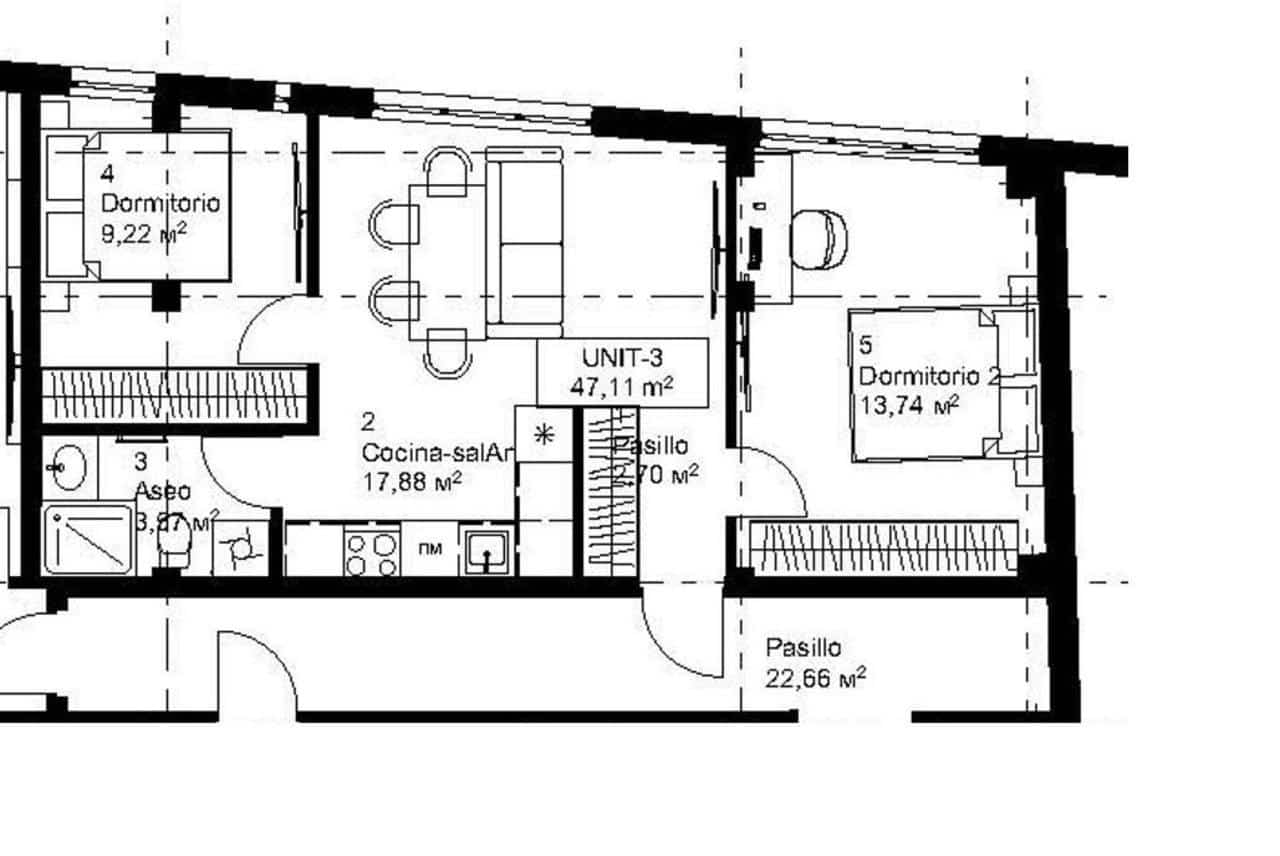 2 camera da letto Appartamento in vendita in Relleu con garage - 110.000 € (Rif: 10058024)