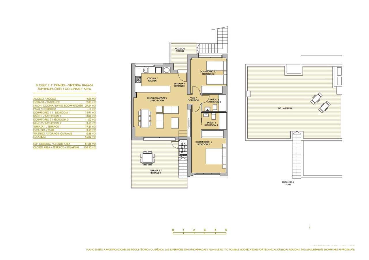 2 soveværelse Bungalow til salg i Orihuela med swimmingpool garage - € 299.900 (Ref: 10067201)