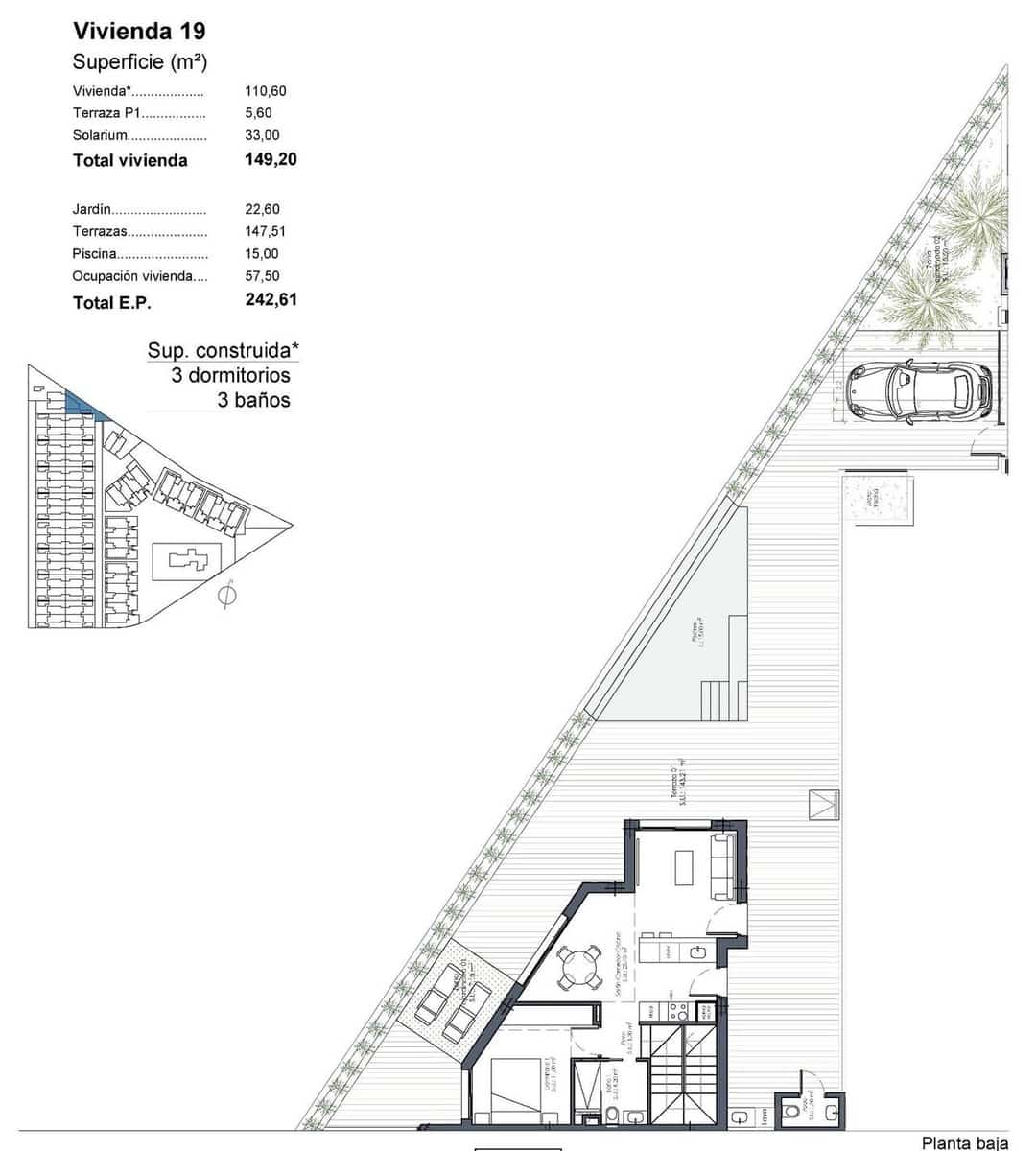 3 soveværelse Villa til salg i Los Alcazares med swimmingpool garage - € 645.000 (Ref: 10085579)