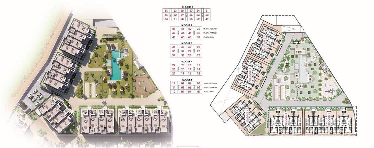 3 soveværelse Lejlighed til salg i Los Alcazares med swimmingpool garage - € 369.000 (Ref: 10085582)