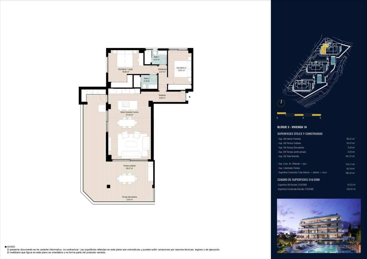 2 quarto Apartamento para venda em Fuengirola com piscina garagem - 645 000 € (Ref: 10123540)