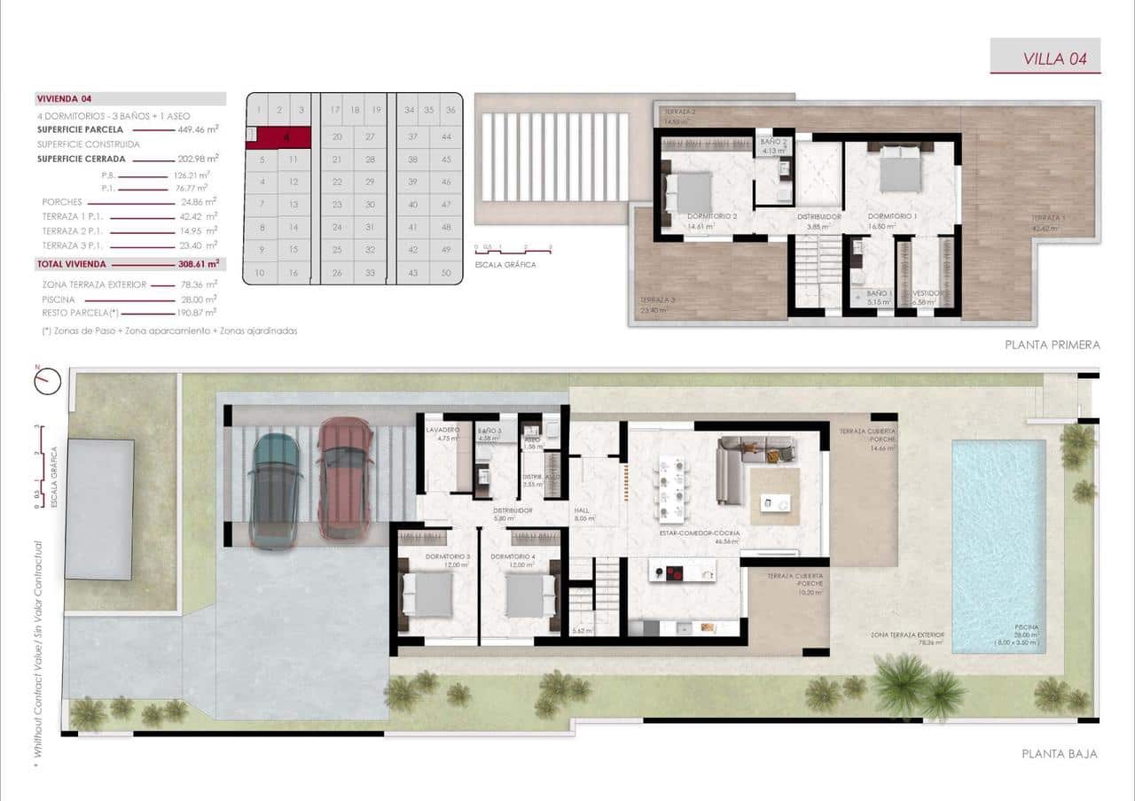 4 bedroom Villa for sale in Ciudad Quesada with pool garage - € 799,000 (Ref: 10159140)