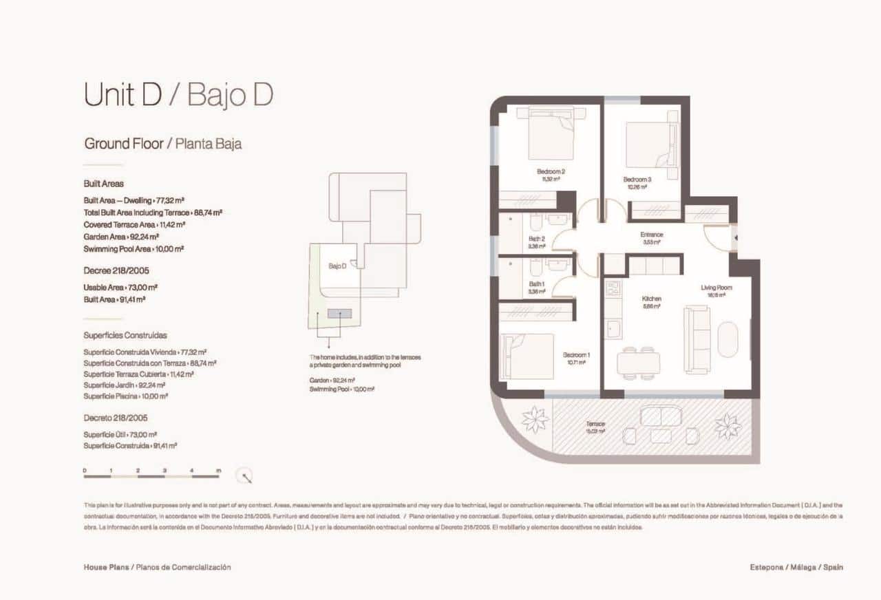 3 quarto Apartamento para venda em Estepona com piscina garagem - 650 000 € (Ref: 10159148)