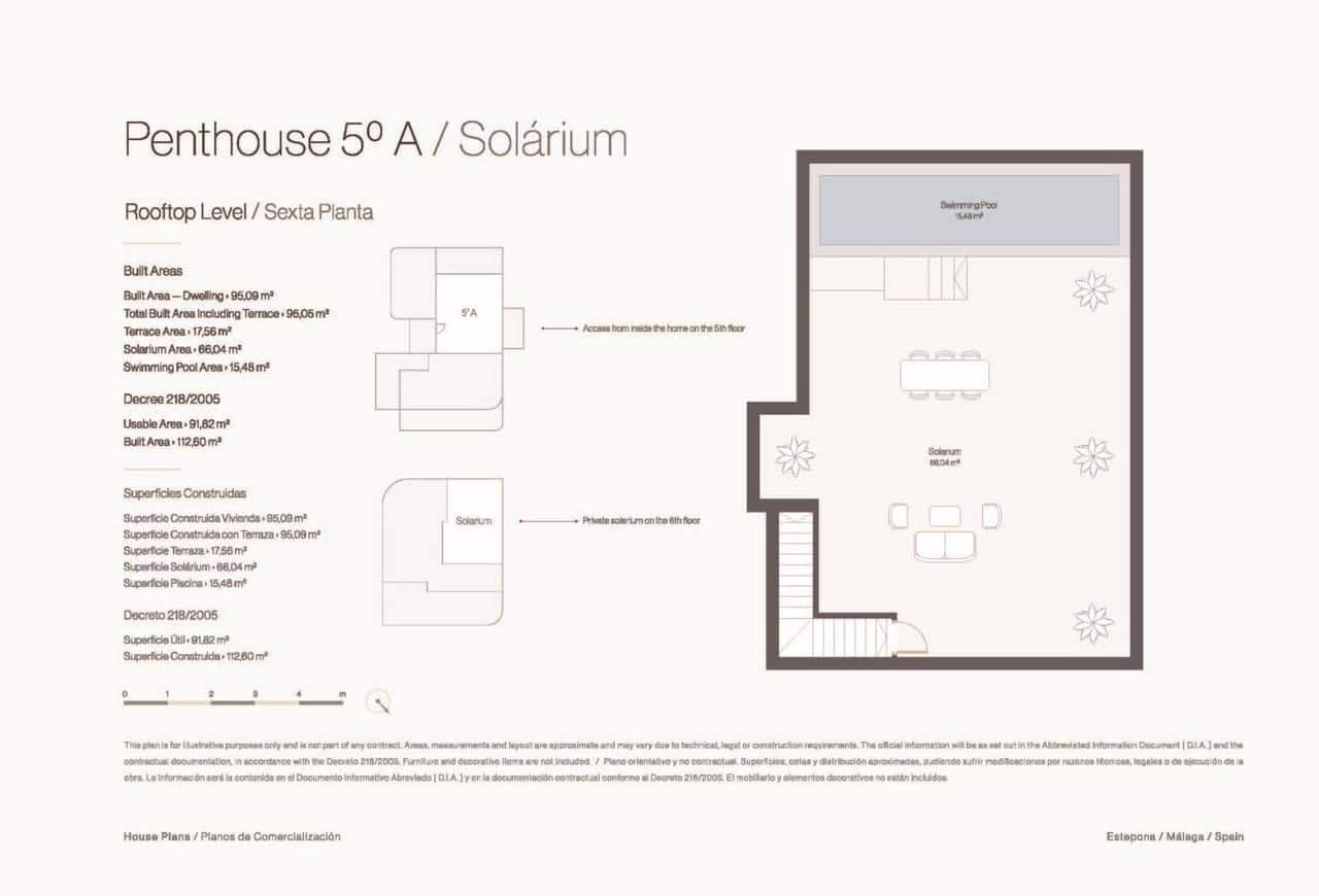 Ático de 3 habitaciones en Estepona en venta con piscina garaje - 1.050.000 € (Ref: 10159149)