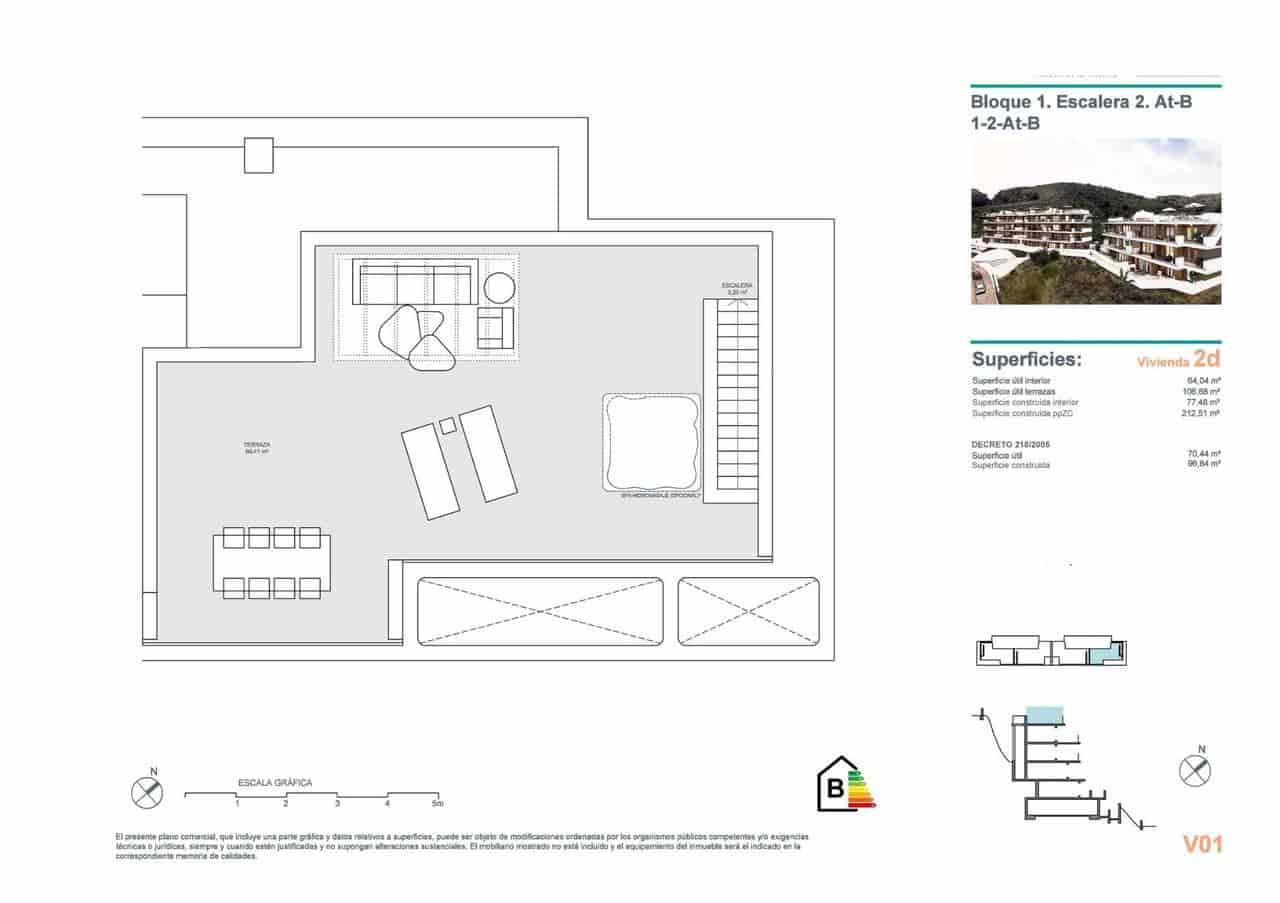 3 camera da letto Attico in vendita in Rincon de la Victoria con piscina garage - 665.000 € (Rif: 10161079)