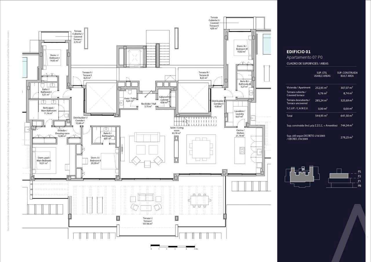 4 quarto Penthouse para venda em Marbella com piscina garagem - 5 650 000 € (Ref: 10162175)