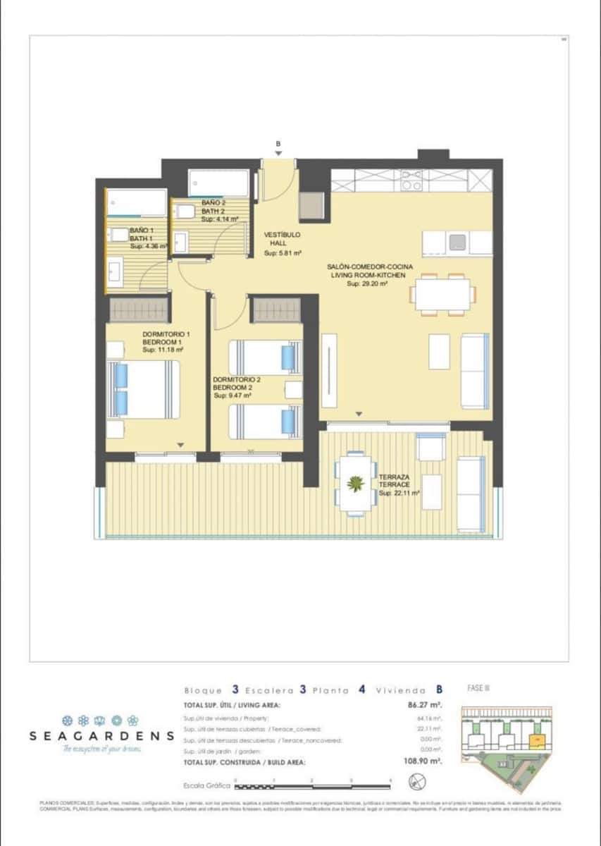 2 soveværelse Lejlighed til salg i Dehesa de Campoamor med swimmingpool garage - € 369.000 (Ref: 10162858)