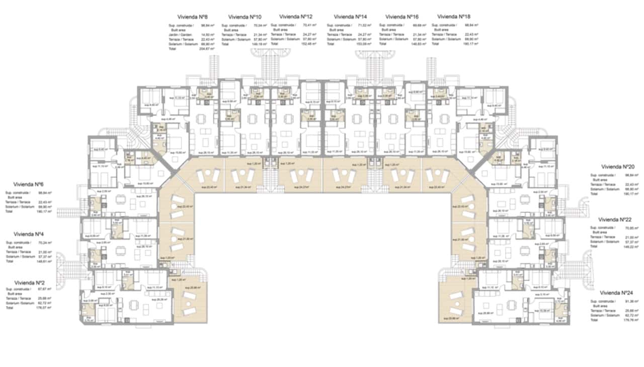2 soverom Leilighet til salgs i Pilar de la Horadada med svømmebasseng garasje - € 249 900 (Ref: 10168291)
