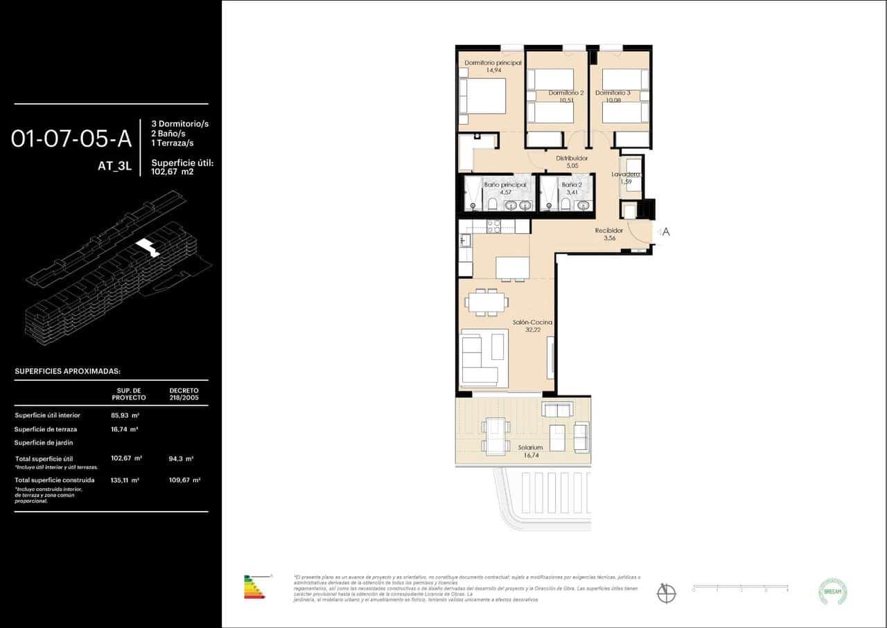 3 Zimmer Penthouse zu verkaufen in Torremolinos mit Pool Garage - 723.000 € (Ref: 10174872)