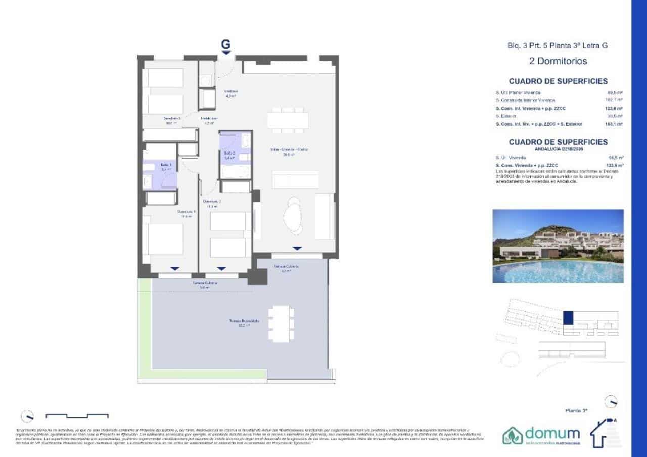 3 slaapkamer Appartement te koop in Pulpi met zwembad garage - € 341.000 (Ref: 10176303)