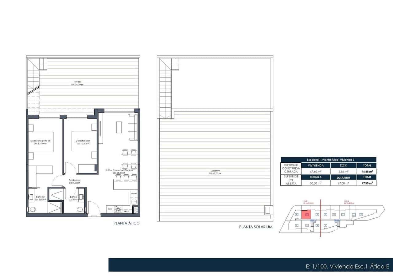 2 soverom Penthouse til salgs i Formentera del Segura med svømmebasseng garasje - € 350 000 (Ref: 10179917)