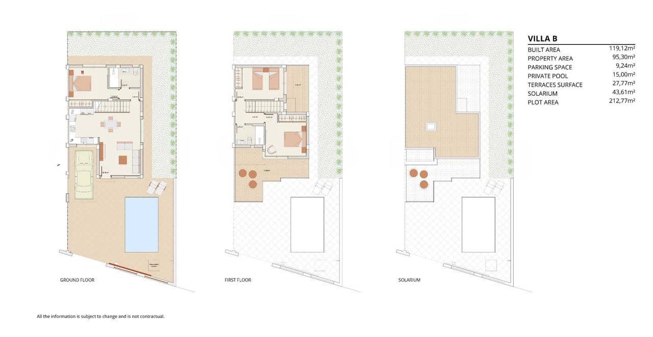 3 soverom Villa til salgs i Los Alcazares med svømmebasseng garasje - € 428 000 (Ref: 10184164)