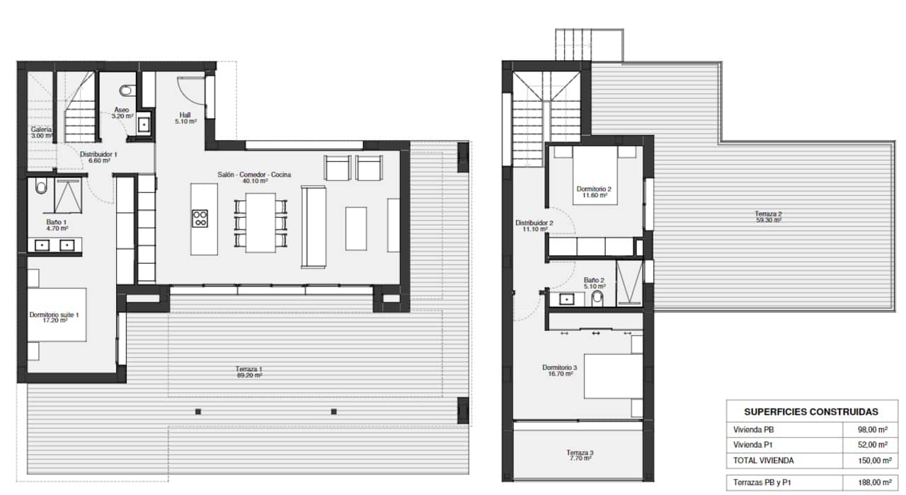 3 bedroom Villa for sale in Las Colinas Golf with pool - € 1,165,000 (Ref: 6939451)