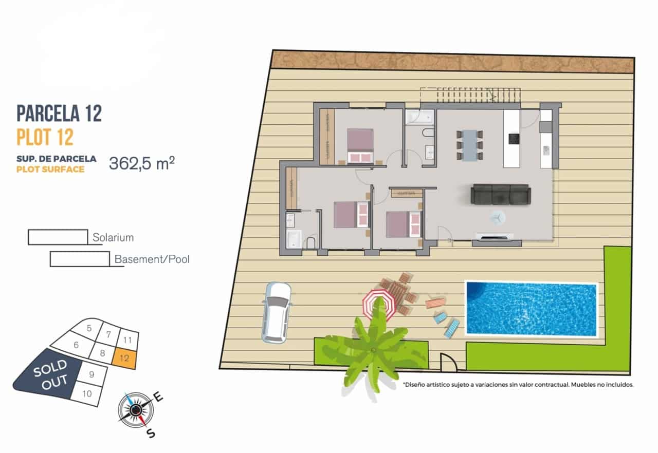 3 sovrum Villa till salu i Finestrat med pool garage - 540 000 € (Ref: 8100473)