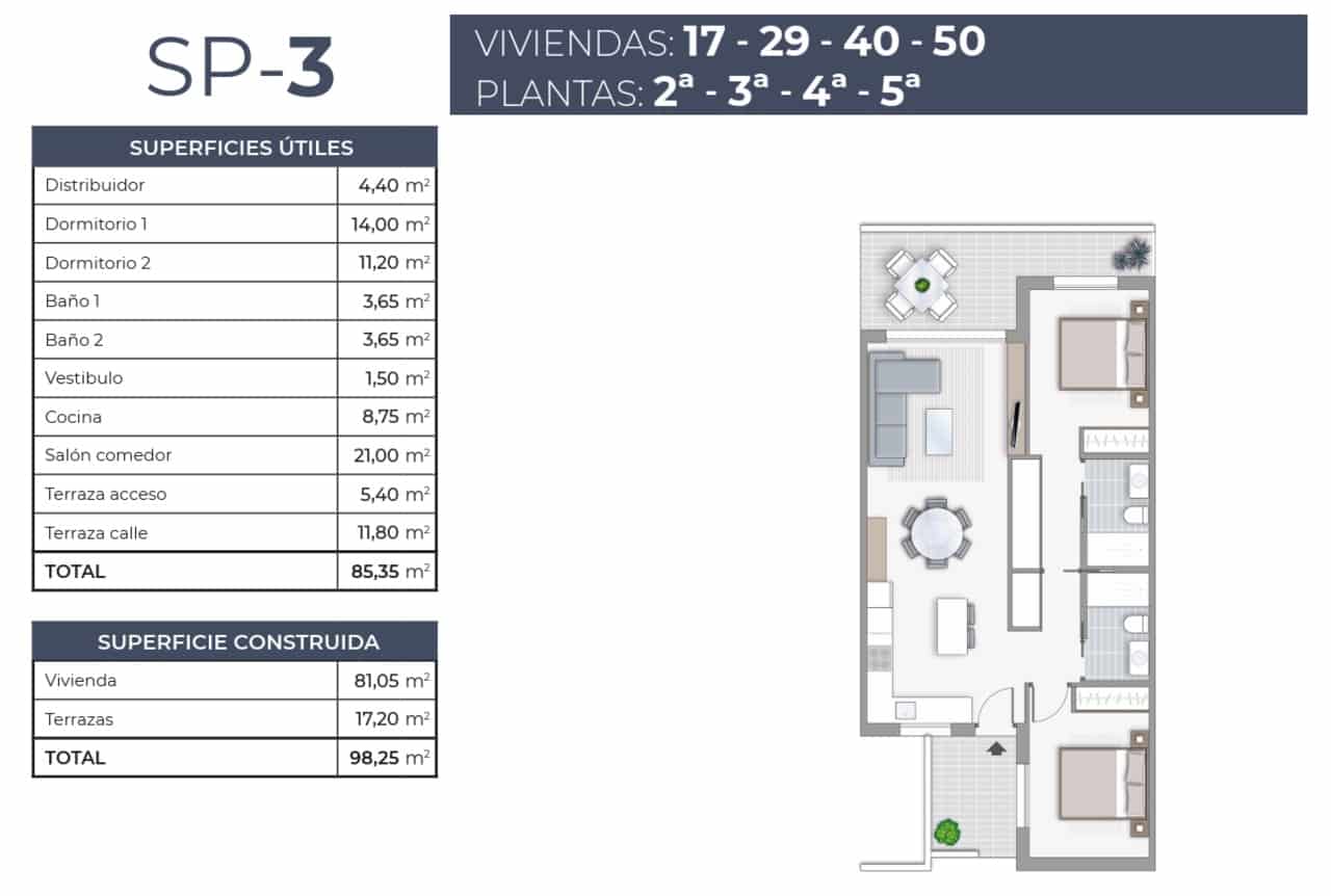 2 sypialnia Apartament na sprzedaż w Torrevieja z basenem garażem - 263 000 € (Ref: 8118951)