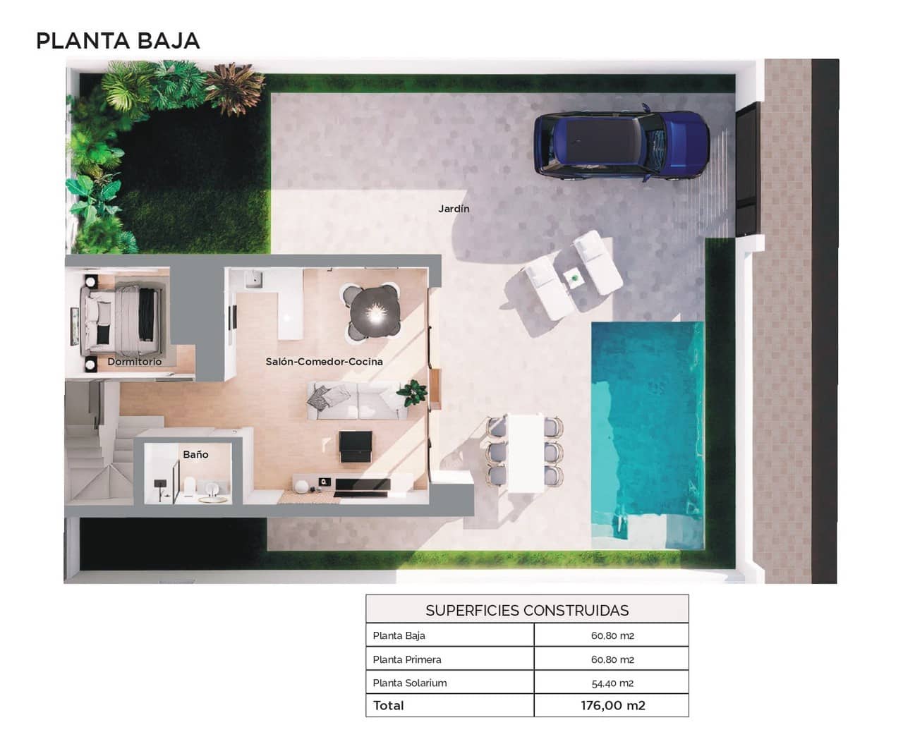 3 slaapkamer Villa te koop in La Zenia met zwembad garage - € 495.000 (Ref: 8403146)