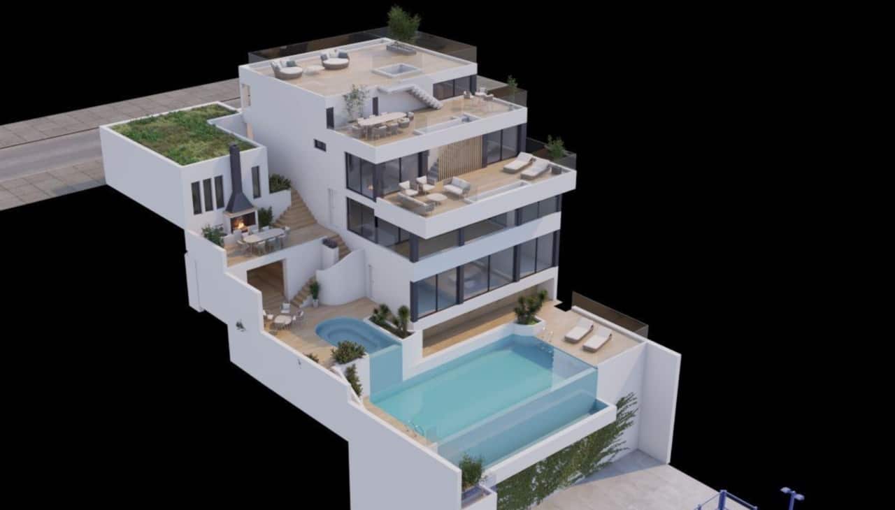 6 soverom Villa til salgs i Puerto de Mazarron med svømmebasseng garasje - € 1 700 000 (Ref: 8539552)