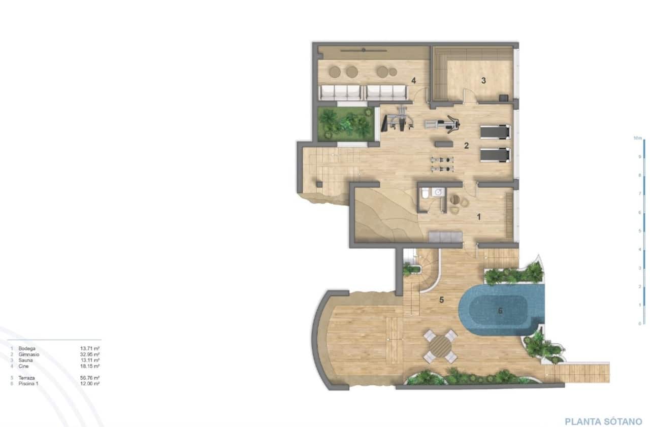 6 soverom Villa til salgs i Puerto de Mazarron med svømmebasseng garasje - € 1 700 000 (Ref: 8539552)